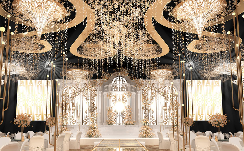 徐汇花木兰喜事汇金色大厅效果展示